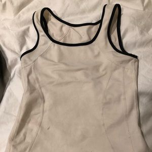 Lululemon White Tank Size 4